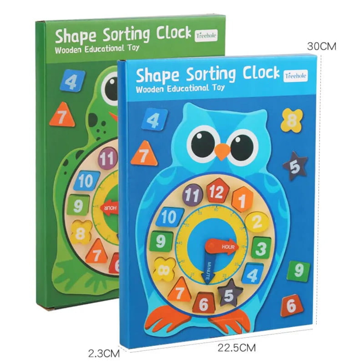 Zegar Montessori - Żabka