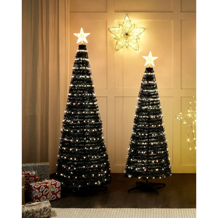 Choinka ze światełkami 188 cm Zielony SAARLOQ