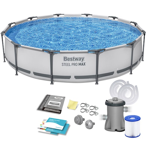 Basen ogrodowy stelażowy 366x76 cm Bestway 9w1