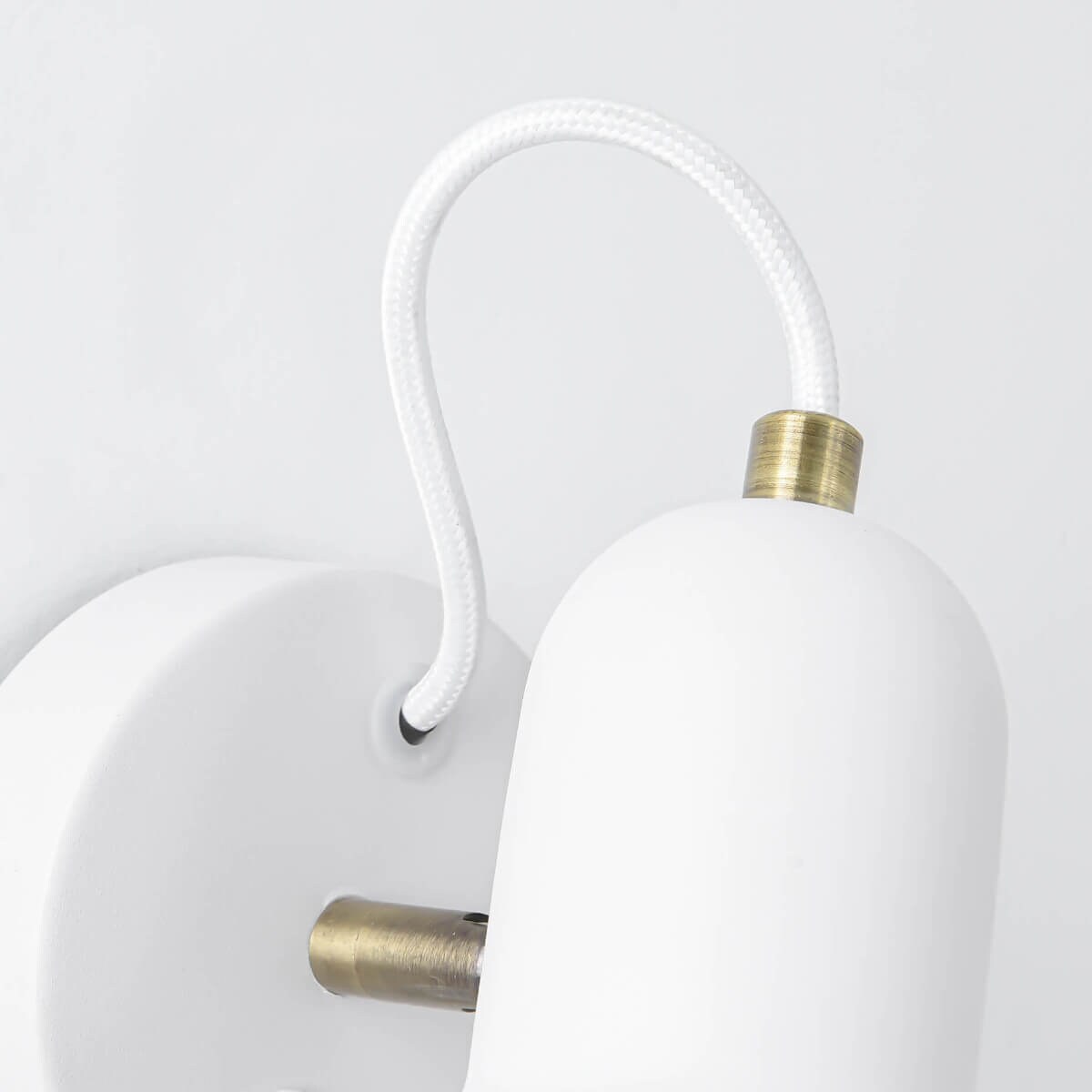 Kinkiet LAMPA ścienna ASTAMA LP-1122/1W WH Light Prestige industrialna OPRAWA metalowa regulowana biała