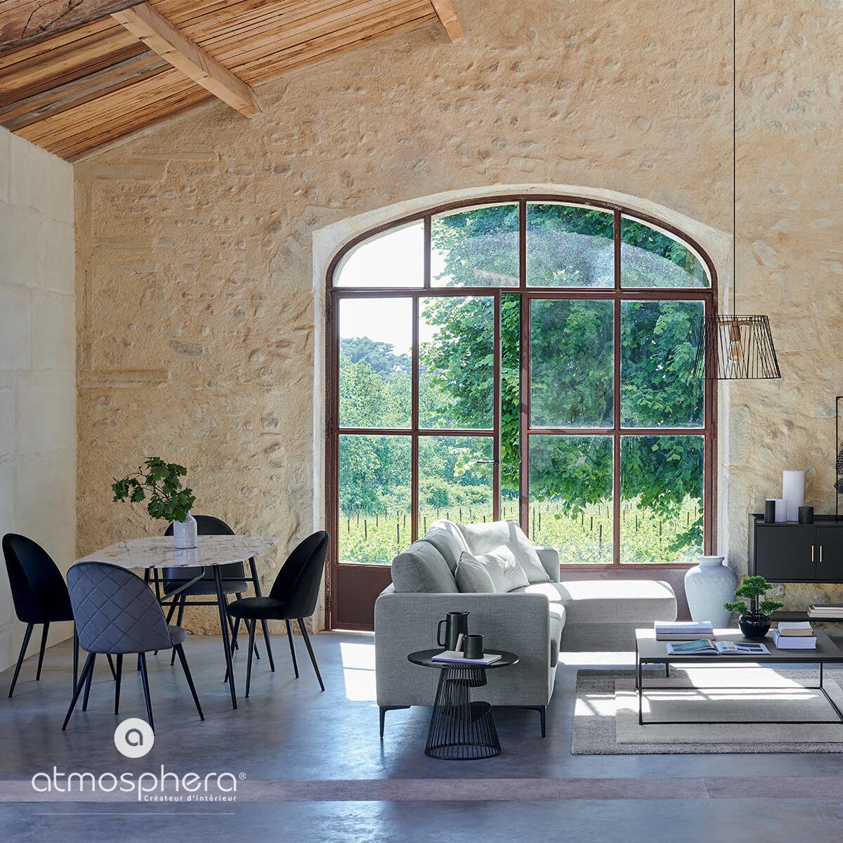 Krzesło tapicerowane do jadalni SLANO