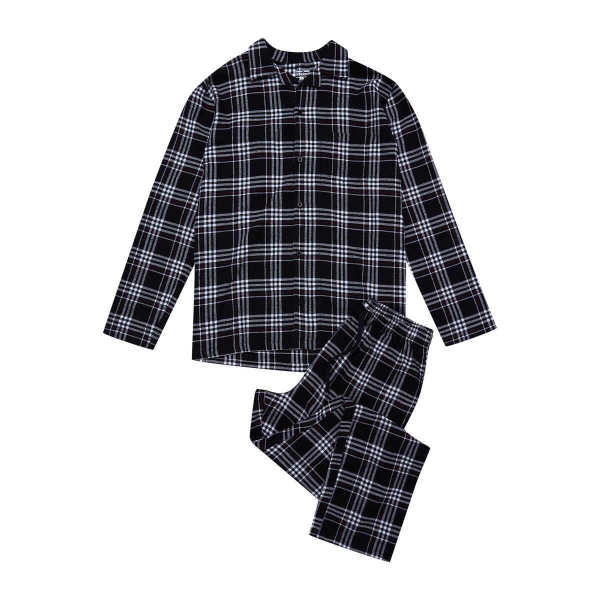 Piżama Honor 2 41943-99X Czarna Czarny, XL