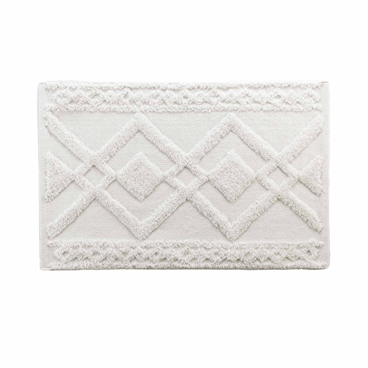 Dywanik łazienkowy bawełniany ecru 50x80 cm