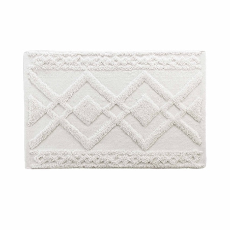 Dywanik łazienkowy bawełniany ecru 50x80 cm
