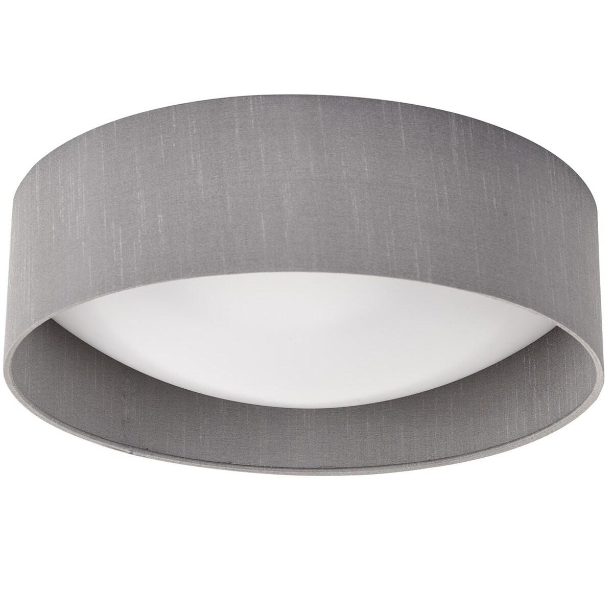 Plafon sufitowy Nysa NYS5039 Dar Lighting okrągły abażur szary