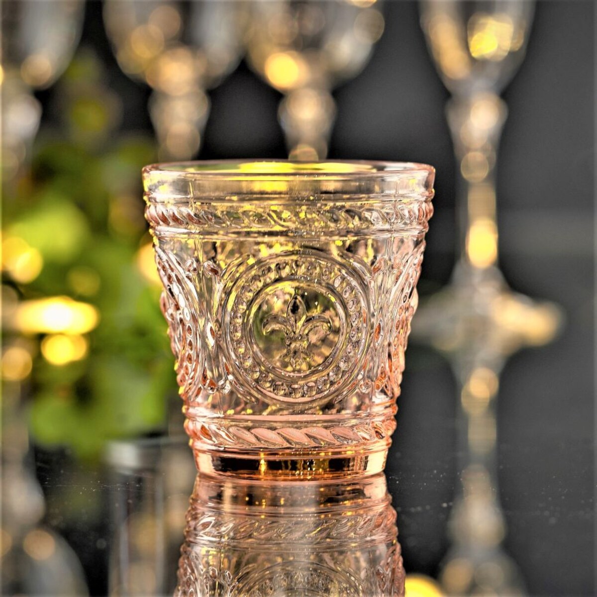 VILLA ITALIA Szklanka różowa 250 ml FREEZE