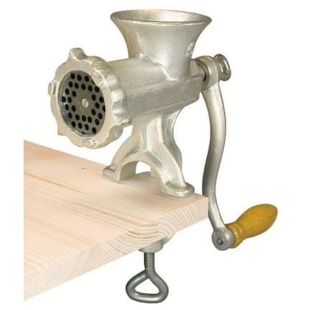 Maszynka ŻELIWNY do mielenia mięsa domowa przykręcany do blatu ręczny 8