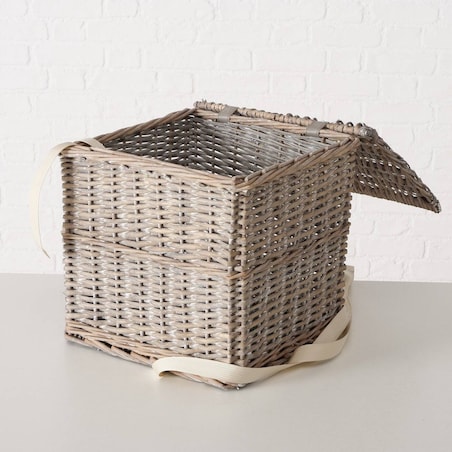 Kosze wiklinowe zamykane TANGO, 3 sztuki