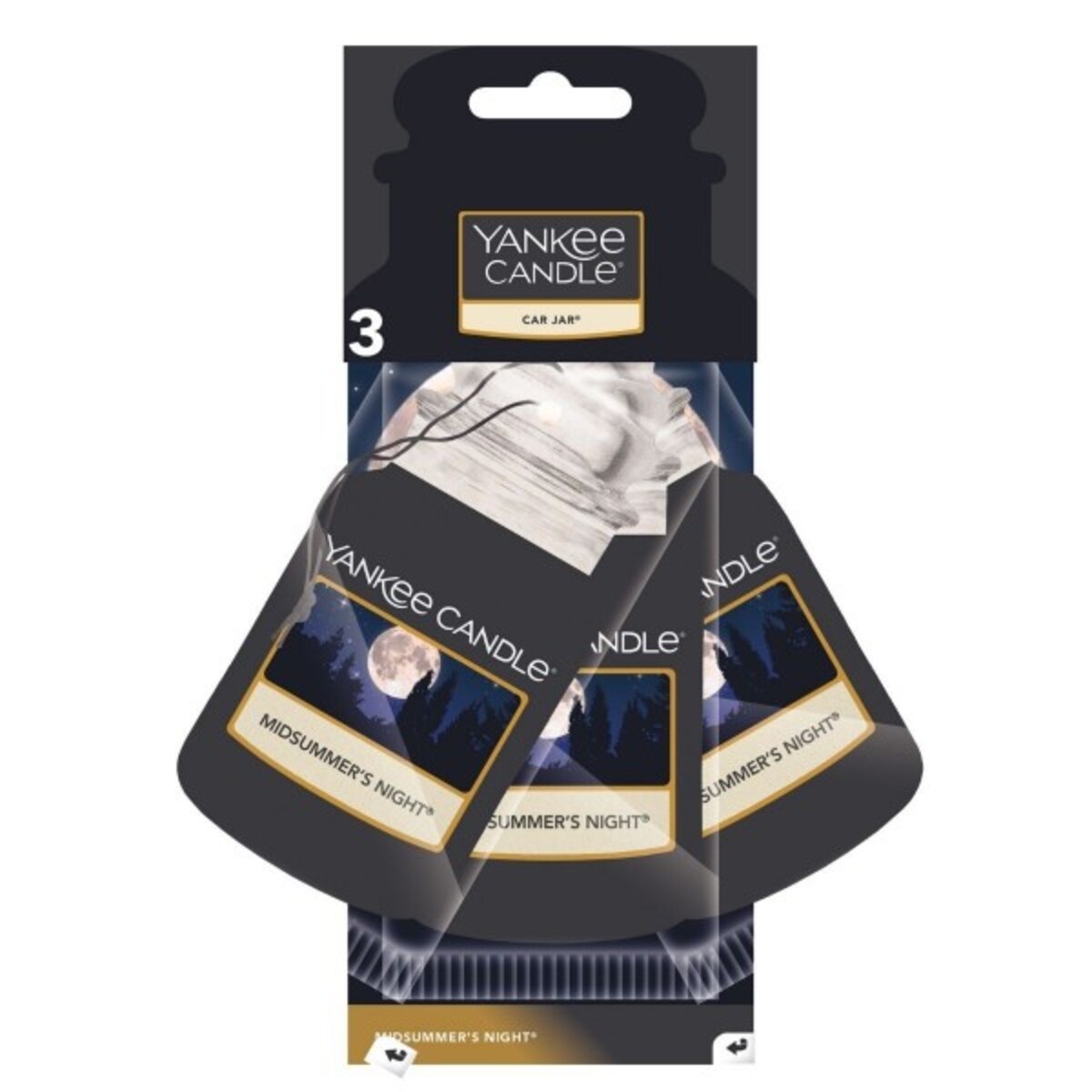 Yankee Candle car jar 3pack MIDSUMMER'S NIGHT home&you