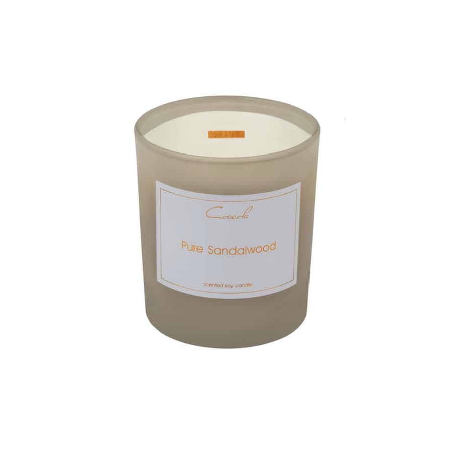 Pure Sandalwood- 160 gram ekologiczna naturalna świeca sojowa