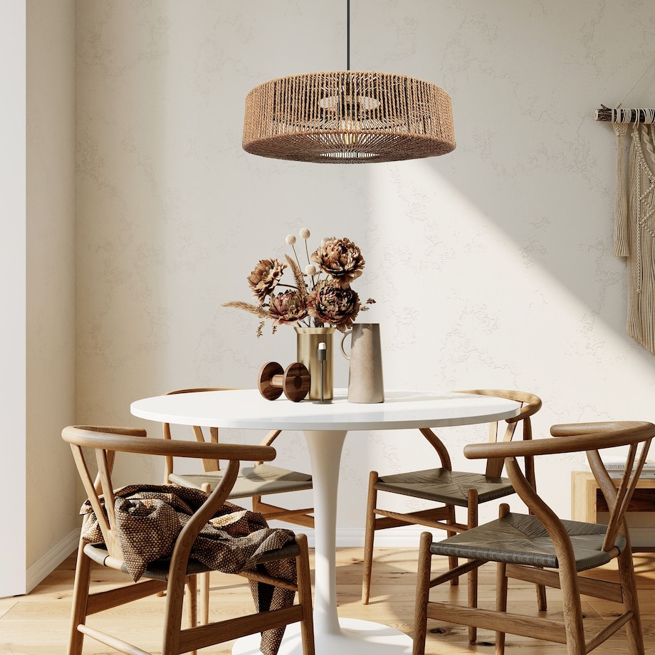 Lampa Wisząca Boho APP1294-1PC Beż