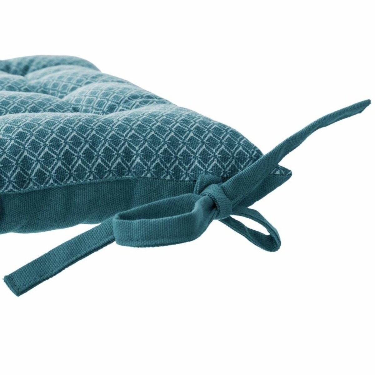 Poduszka na krzesło pikowana z wiązaniem OTTO, 38 x 38 cm