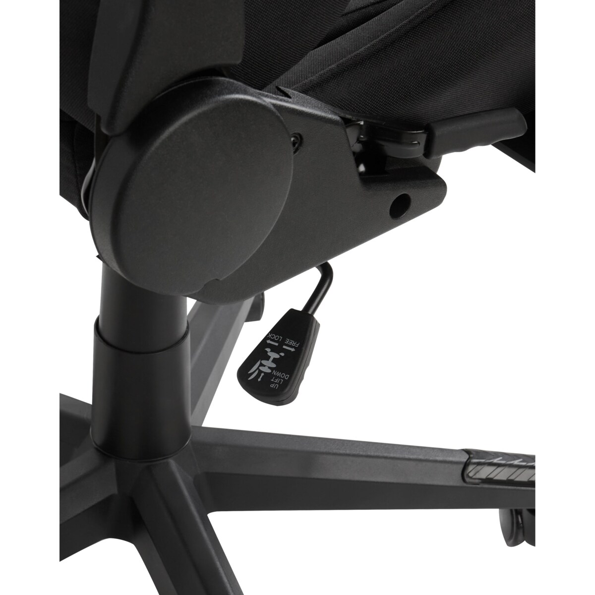 Krzesło biurowe regulowane czarne WARRIOR