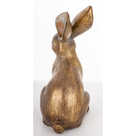 Dekoracja - złoty królik 24x10x15 cm ANNORA-3