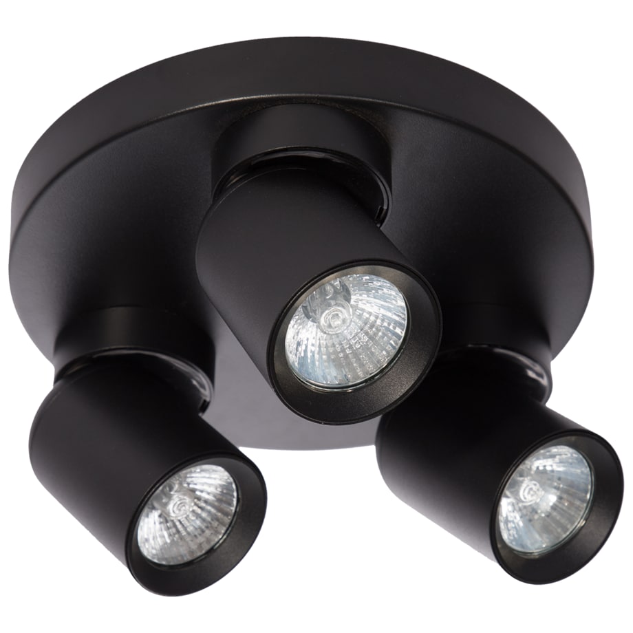 Plafon Light Prestige Pointa czarny 3 x GU10 1 szt.
