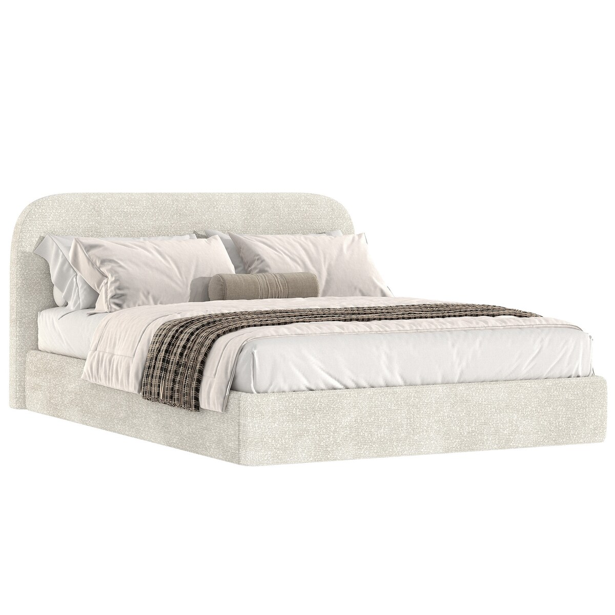 Łóżko Tapicerowane Bellagio 140X200 Stelaż Pojemnik Na Pościel Loop 06