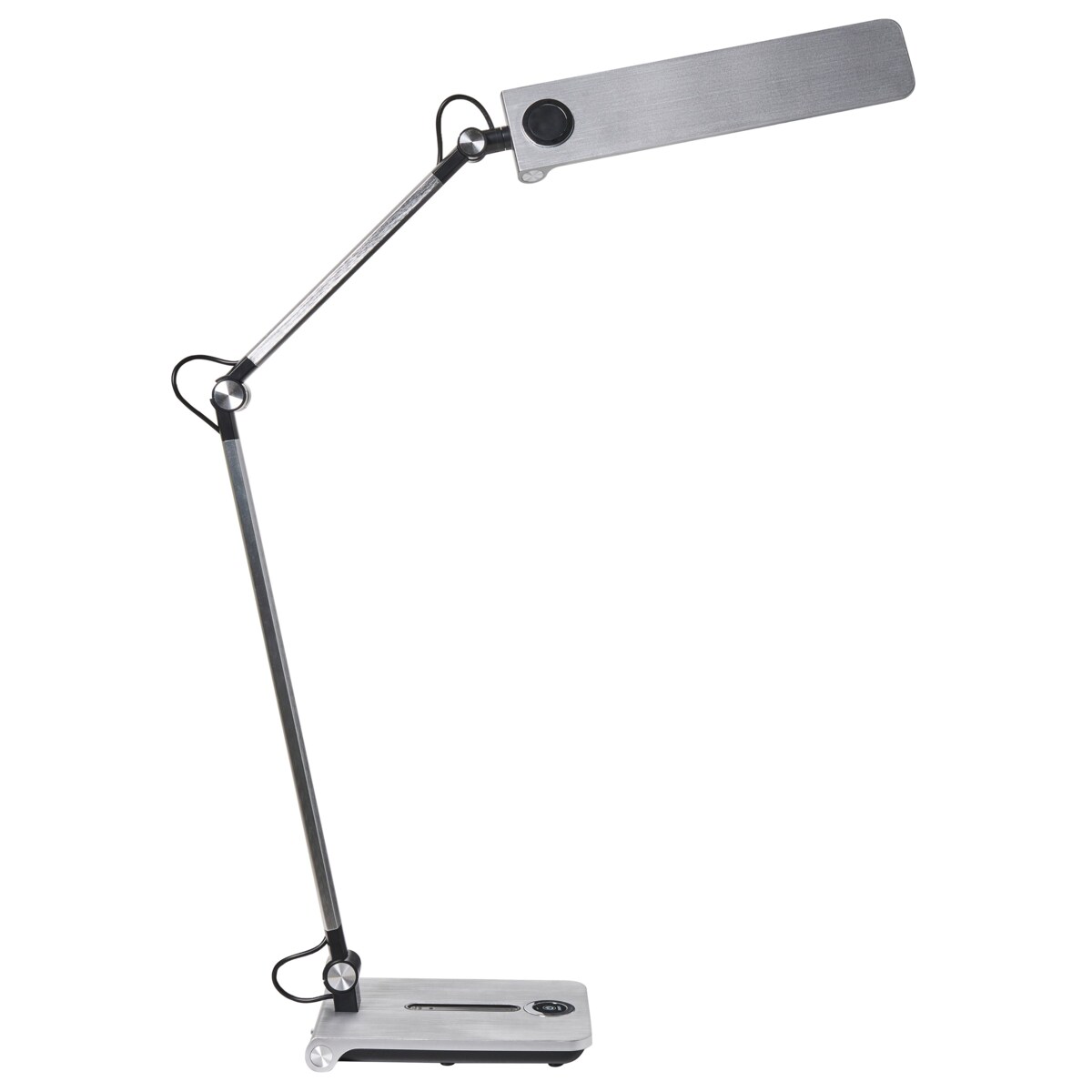 Lampa biurkowa LED AQUILA Ze ściemniaczem Srebrny