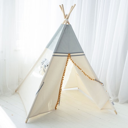 Namiot tipi Grey Velvet z matą