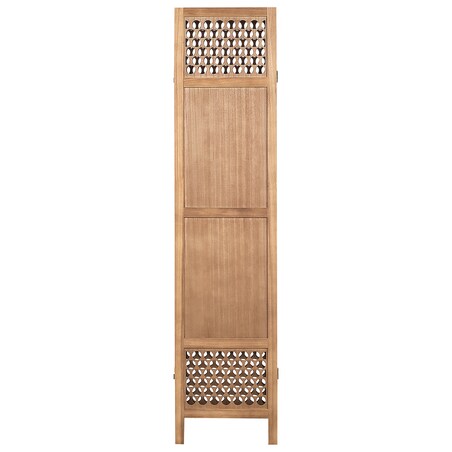 4-panelowy parawan pokojowy CERTOSA Jasnobrązowy 163 cm 170 cm
