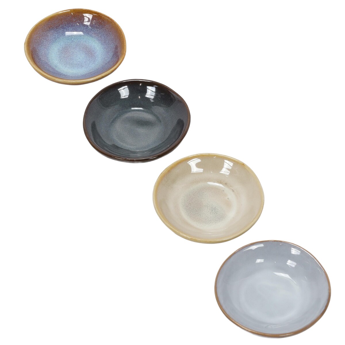 Zestaw miseczek na przekąski w różnych kolorach, 4 szt.