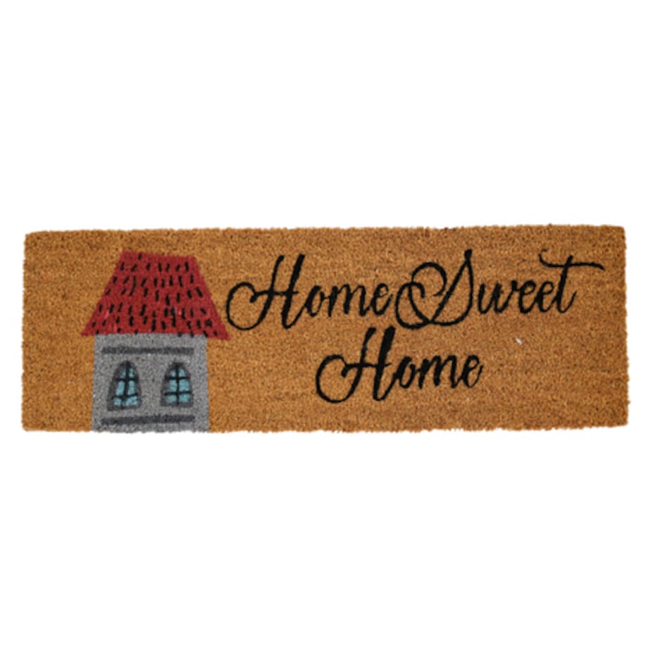 Wycieraczka wejściowa kokos Sweet Home 75x25 cm