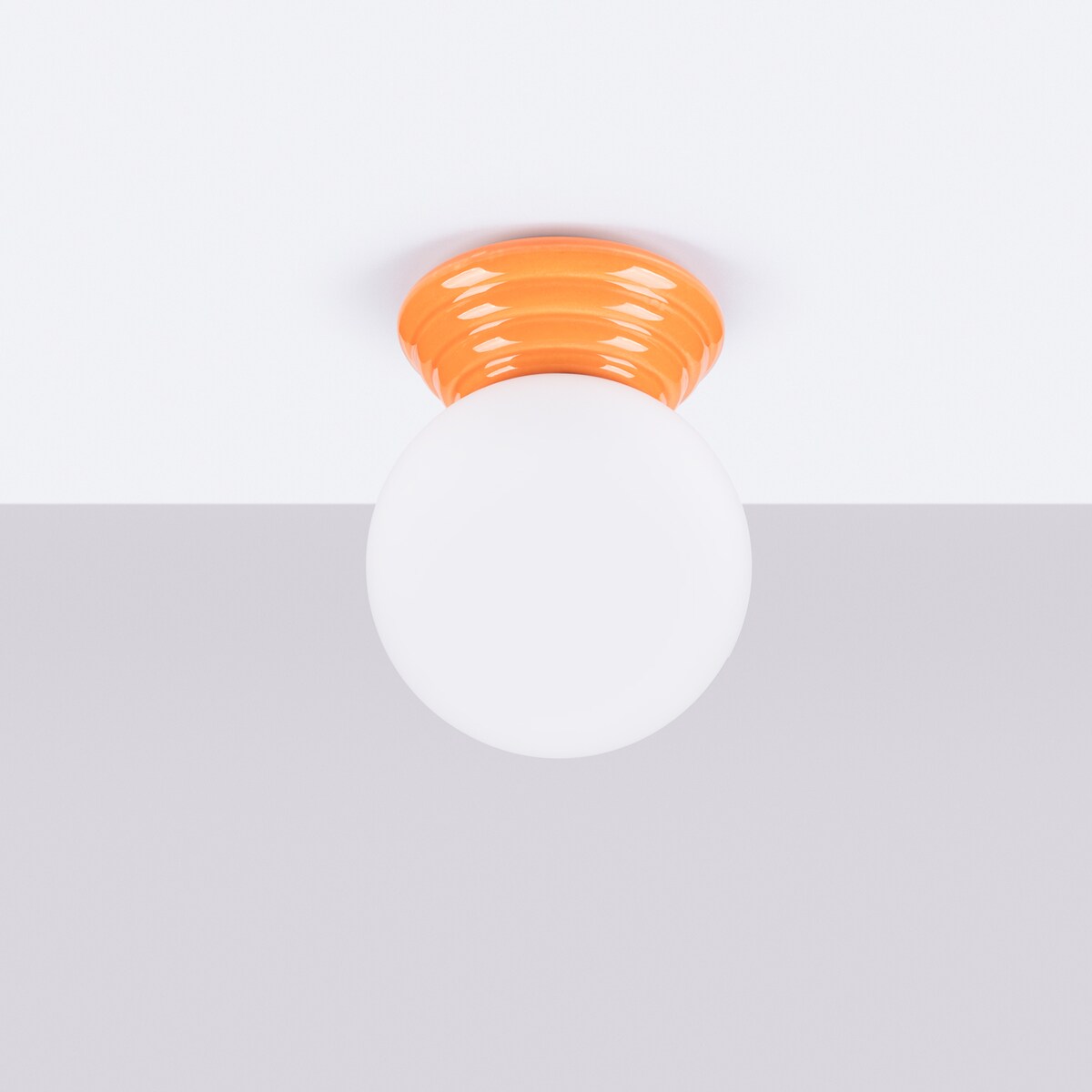 Plafon ZORI pomarańczowy IP44