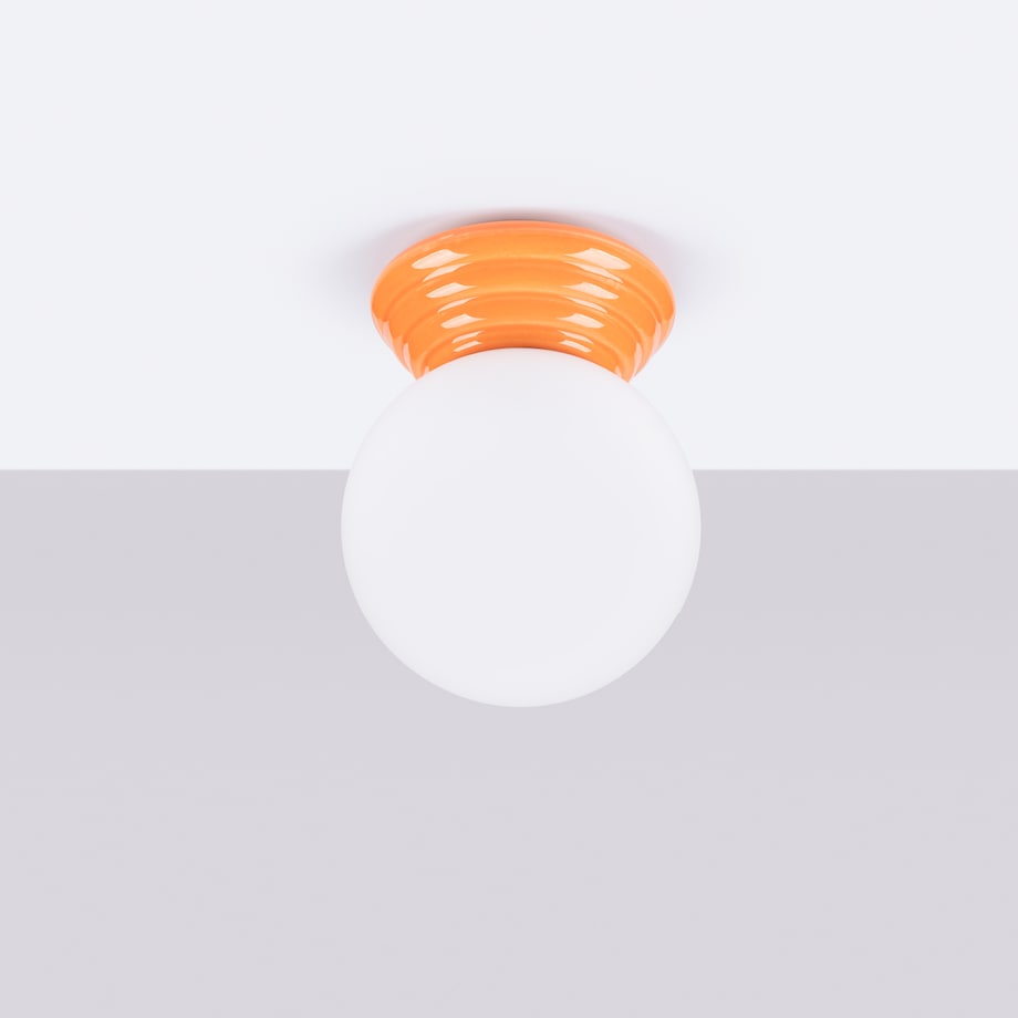 Plafon ZORI pomarańczowy IP44