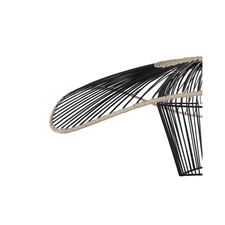 Lampa wisząca czarna LUNGA