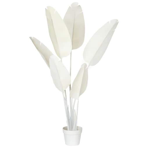 Sztuczna roślina BANANA TREE 123 cm Biały