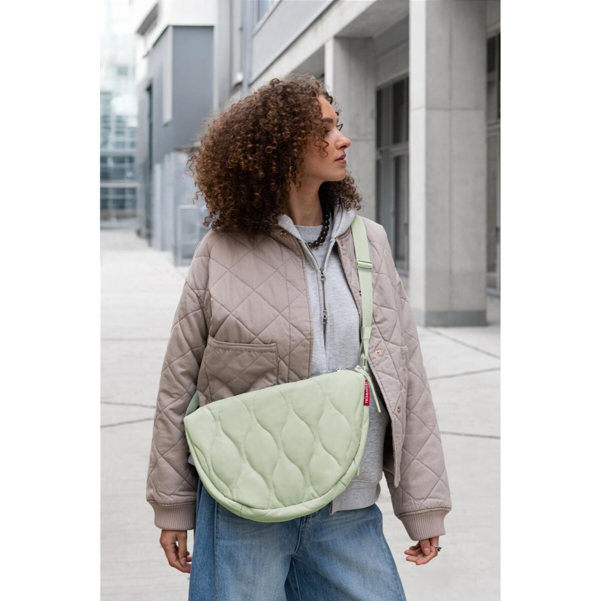 Torba MOONBAG S, puffer iced matcha