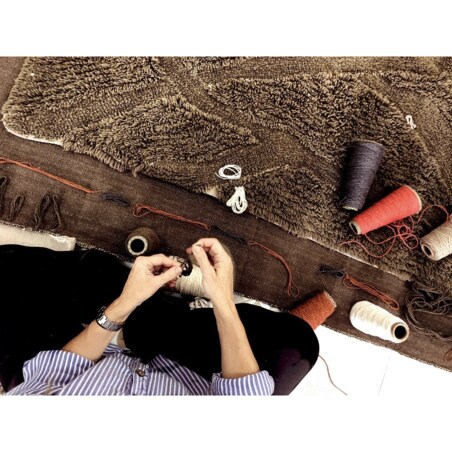 Dywan wełniany Enkang Acacia Wood 170x240 cm Lorena Canals