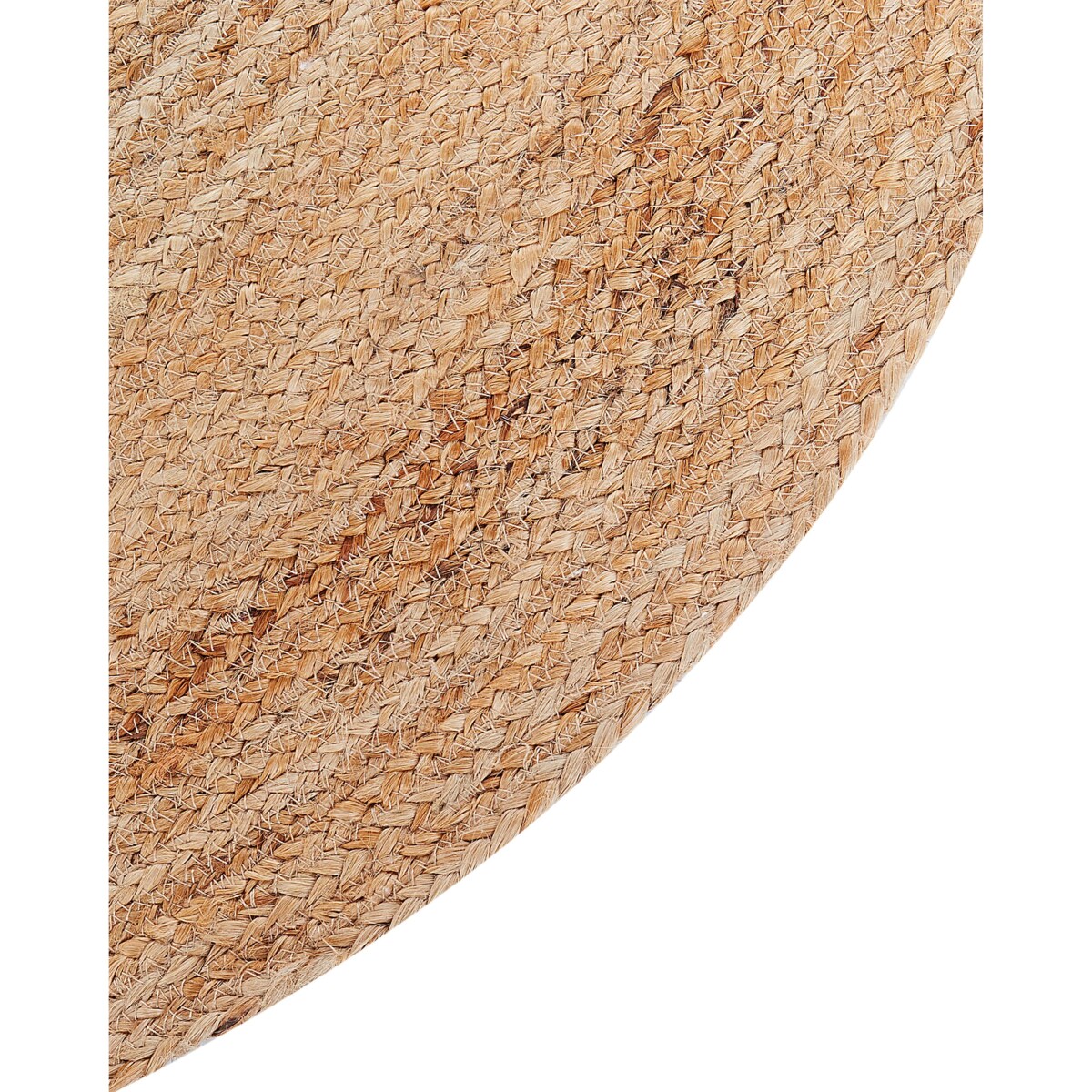 Dywan dziecięcy okrągły z juty miś 120 cm beżowy KOSALAR