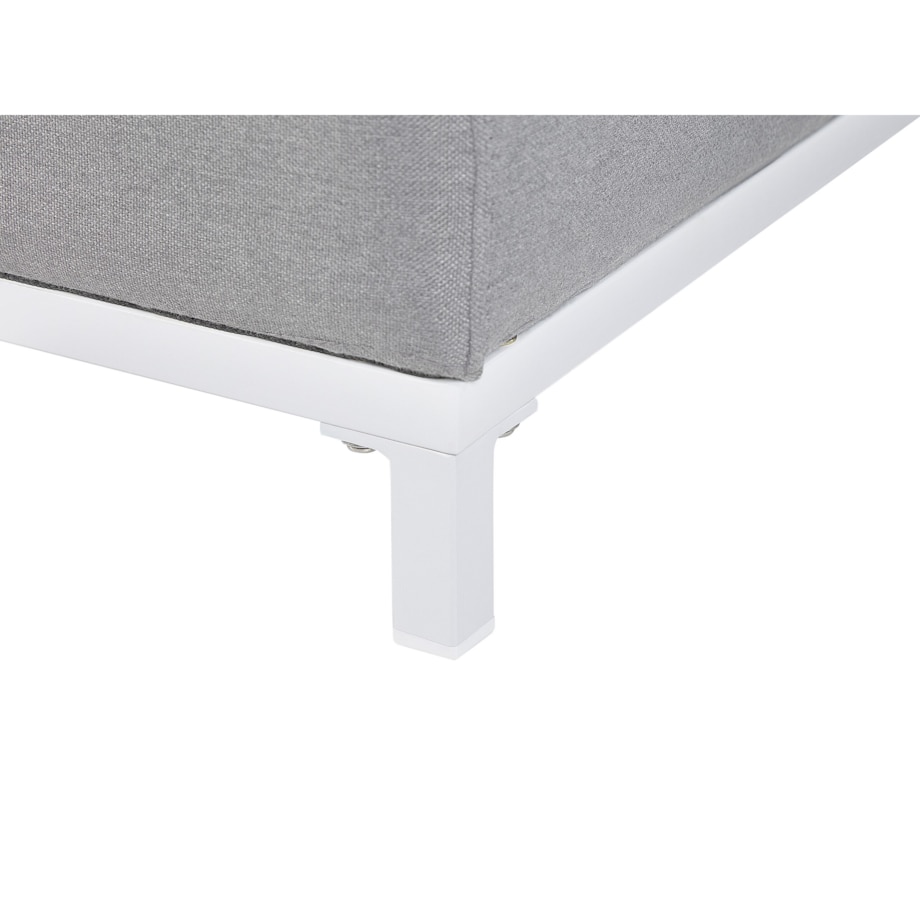 Sofa ogrodowa dla 2 osób ROVIGO Jasnoszary