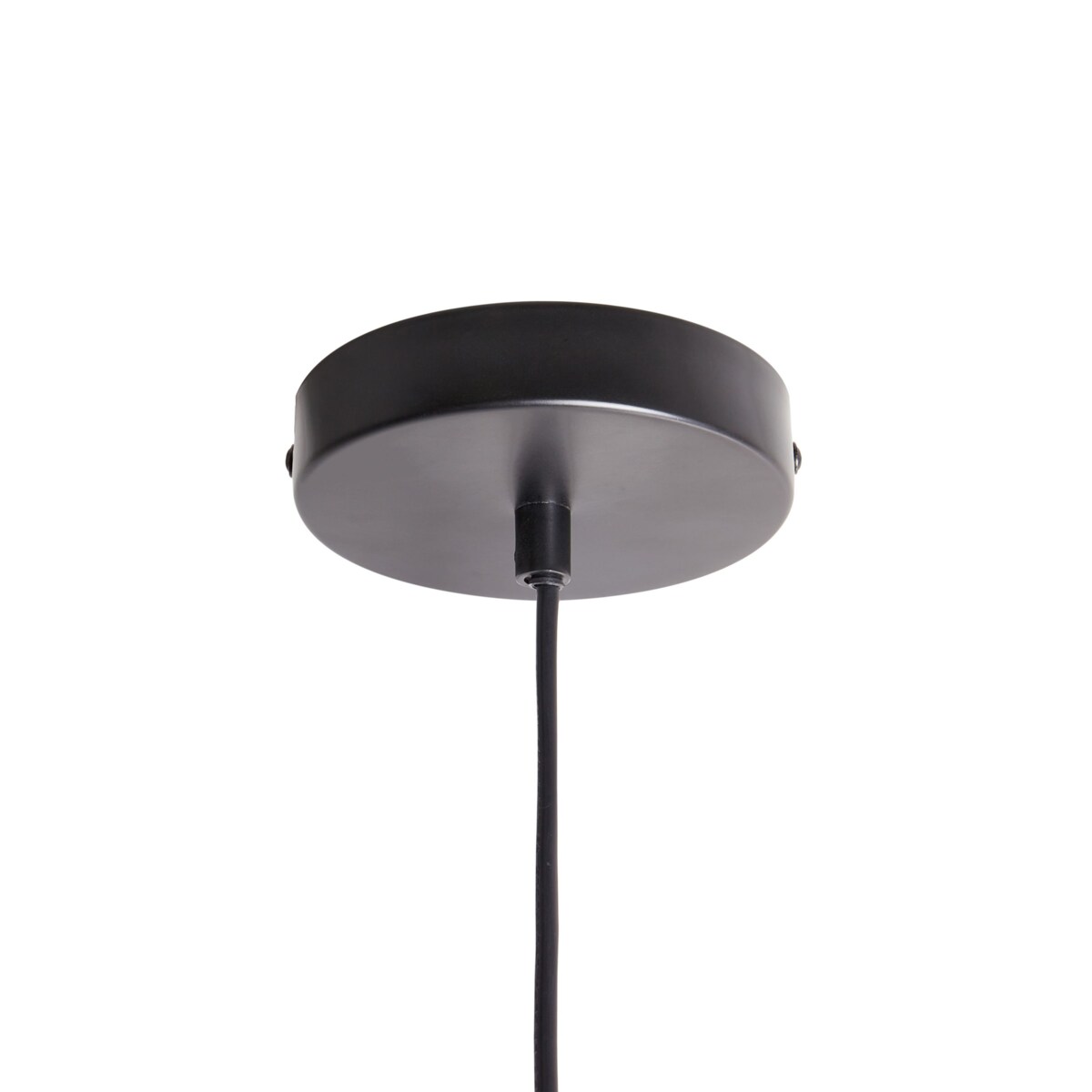 Lampa wisząca metalowa czarna KOSHI