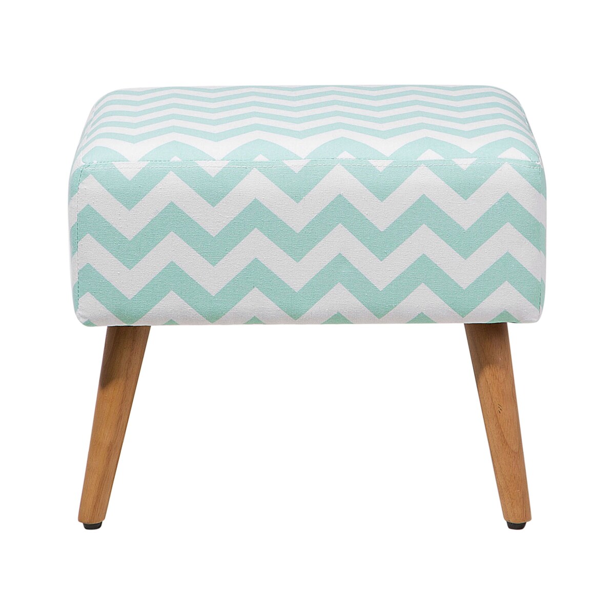 Stołek zielono-biały MANTEO