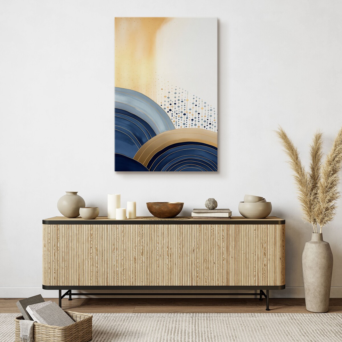 Obraz Ekskluzywne Złote Ornamenty Wzory Abstrakcja 80x120cm