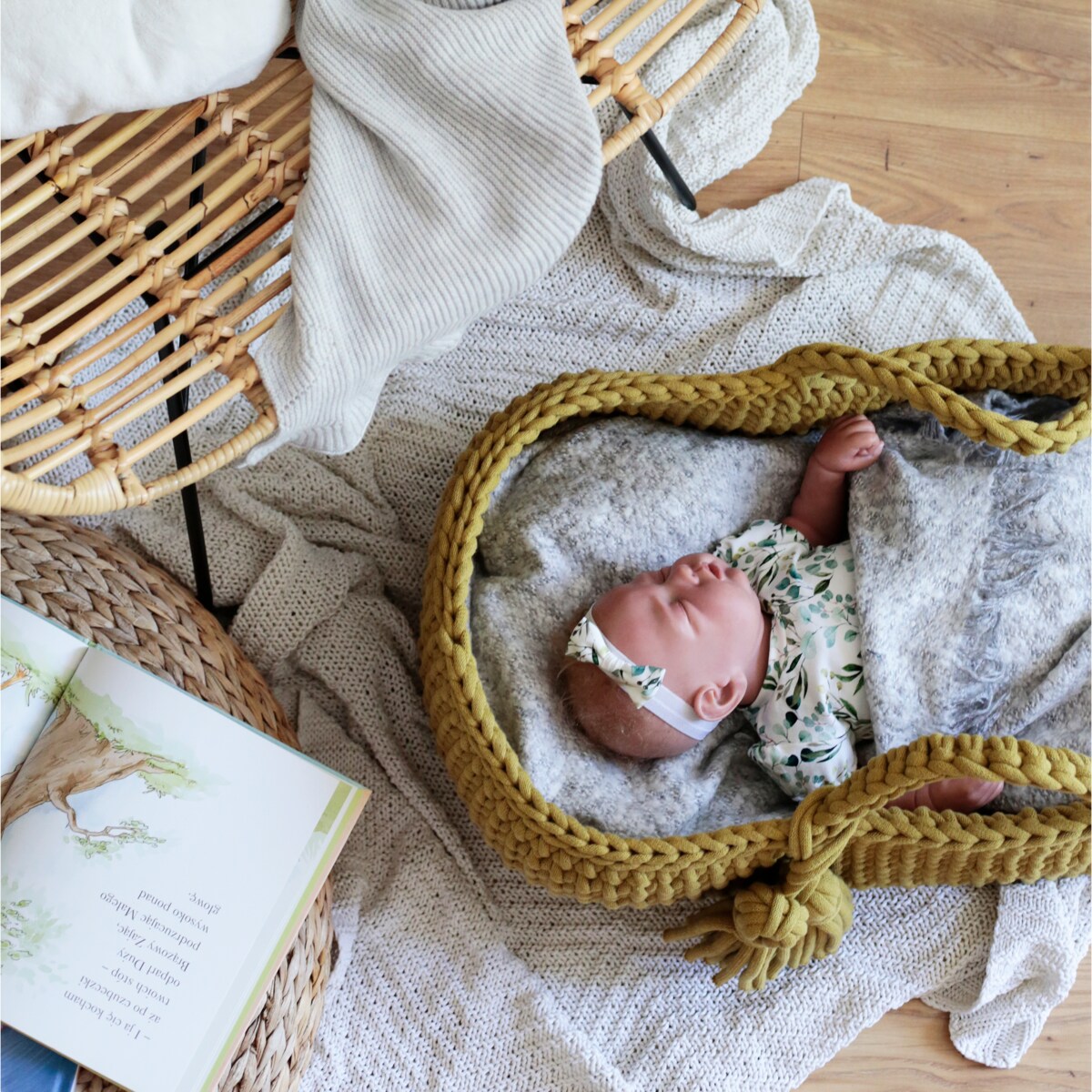 Kosz Mojżesza Happy Moses - Kiwi