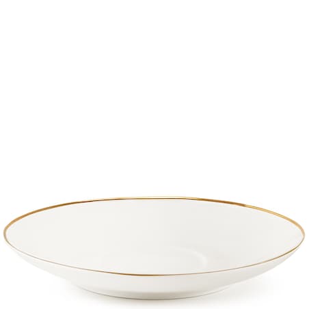 KONSIMO AD BELLA, Filiżanka do kawy ze spodkiem 6 szt., kolor ecru/złoty