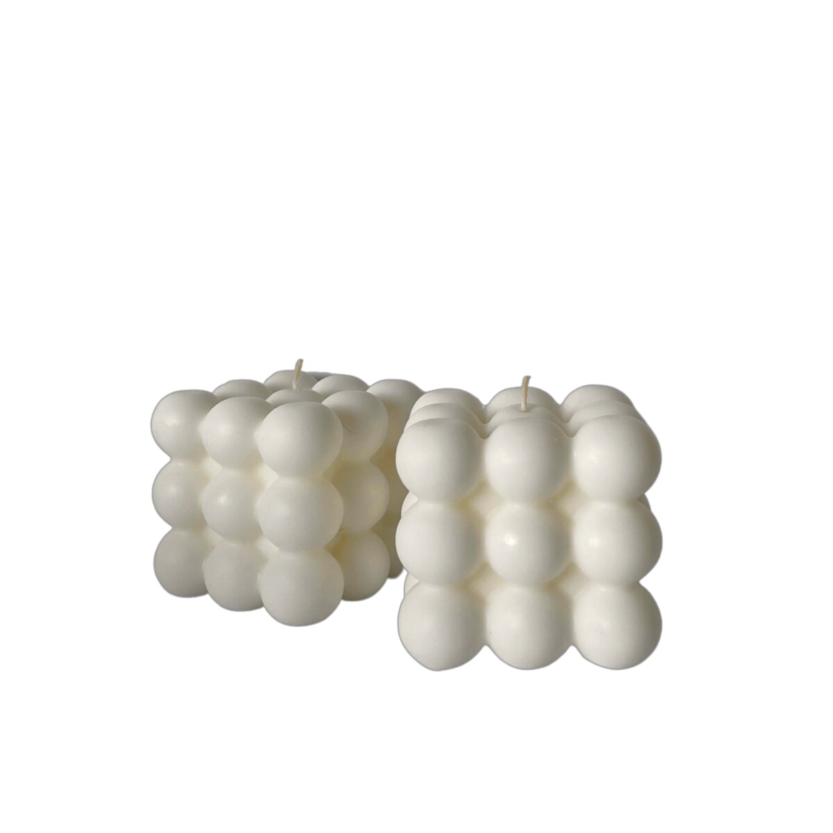 Świeca sojowa bubble Square, 160 g, INSPIRA