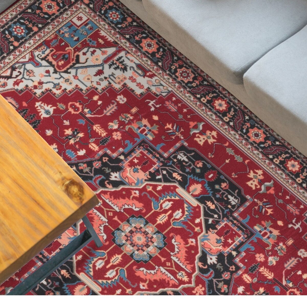 Dywan Klasyczny Sereno 300x400 cm Velvet Czerwony