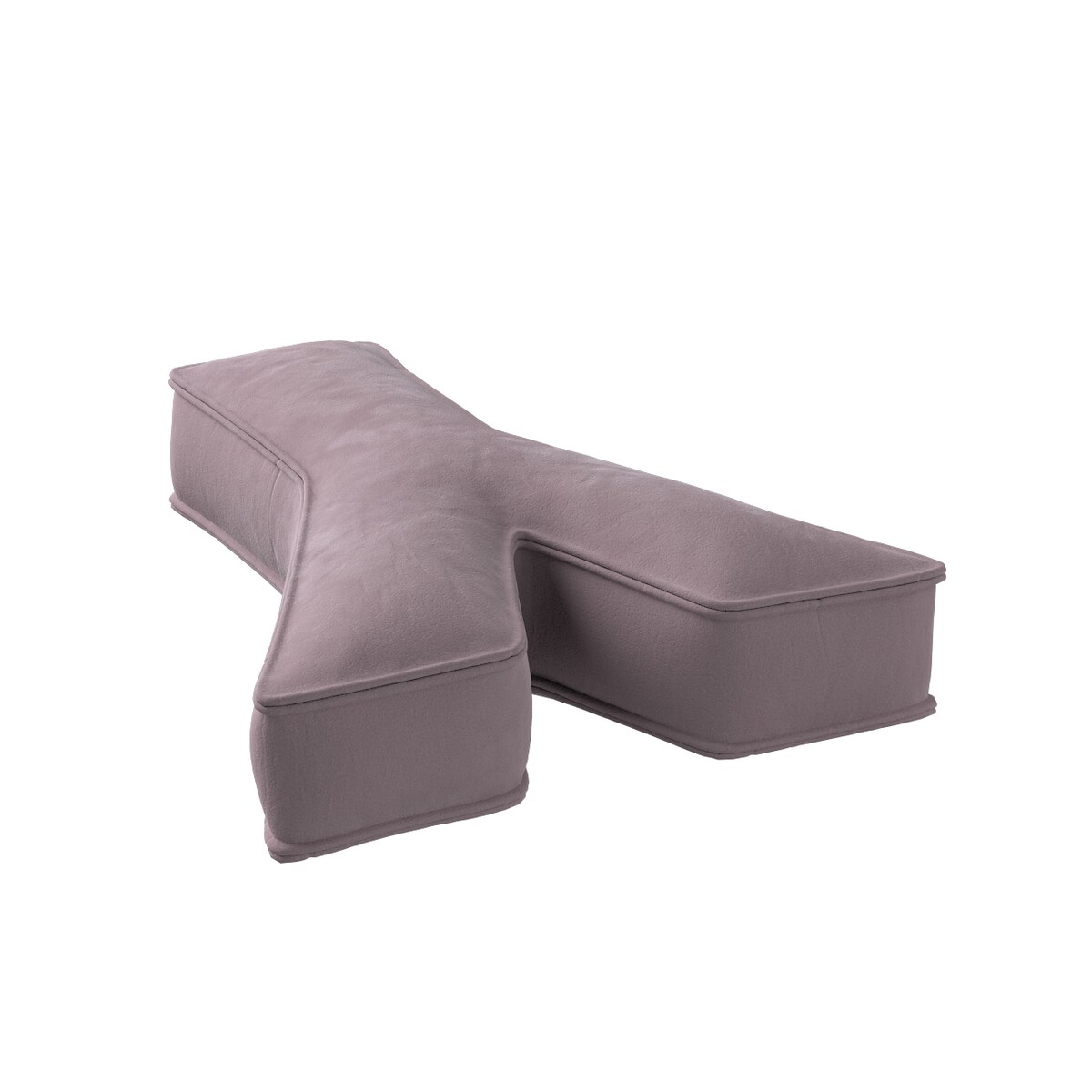 Poduszka literka Y, zgaszony róż, 35x40cm, Posh Velvet