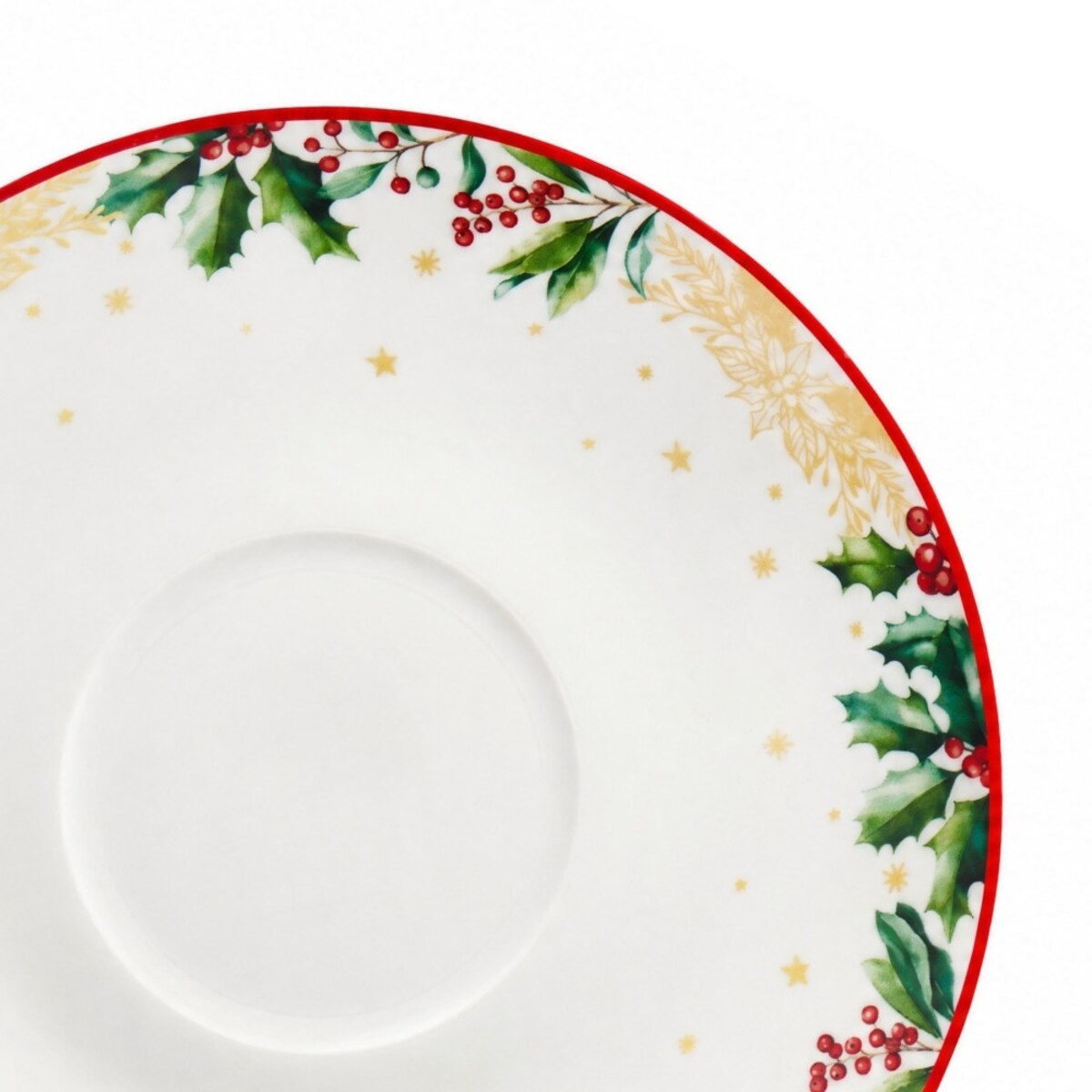 VILLA ITALIA Filiżanka świąteczna porcelanowa 260ml FROZEN NOEL Sanie Mikołaja