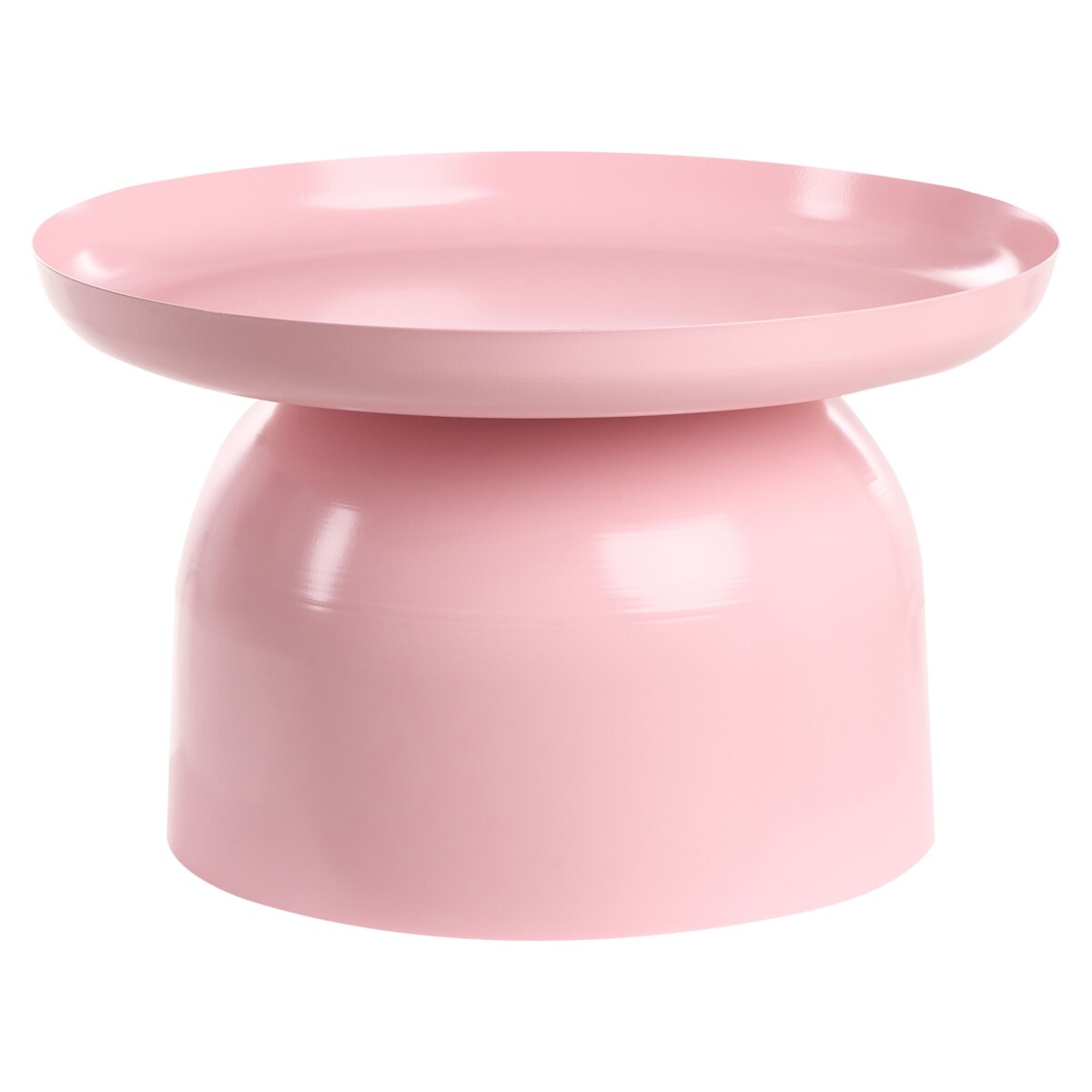 Stolik kawowy TORRENS Metal Pastelowy róż