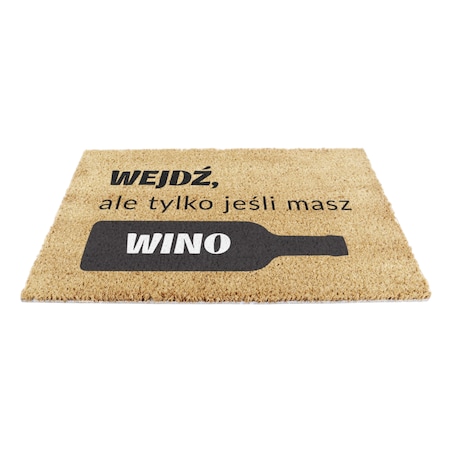 Wycieraczka z włókna kokosoweg Wino