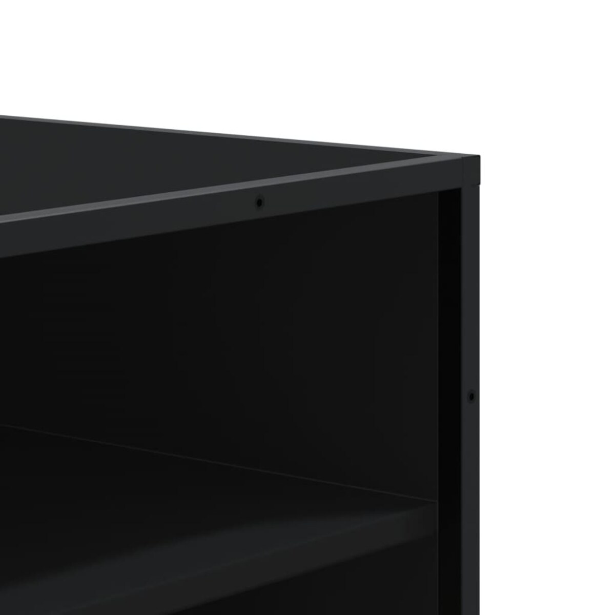 vidaXL Szafka na buty, czarna, 75x38x97,5 cm