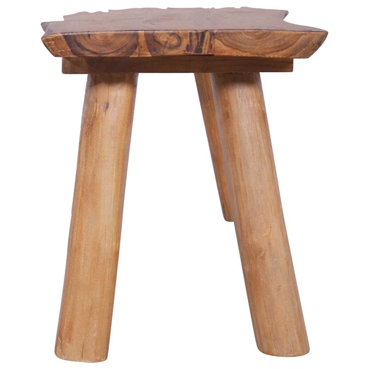 vidaXL Ławka ogrodowa, 120 cm, lite drewno tekowe