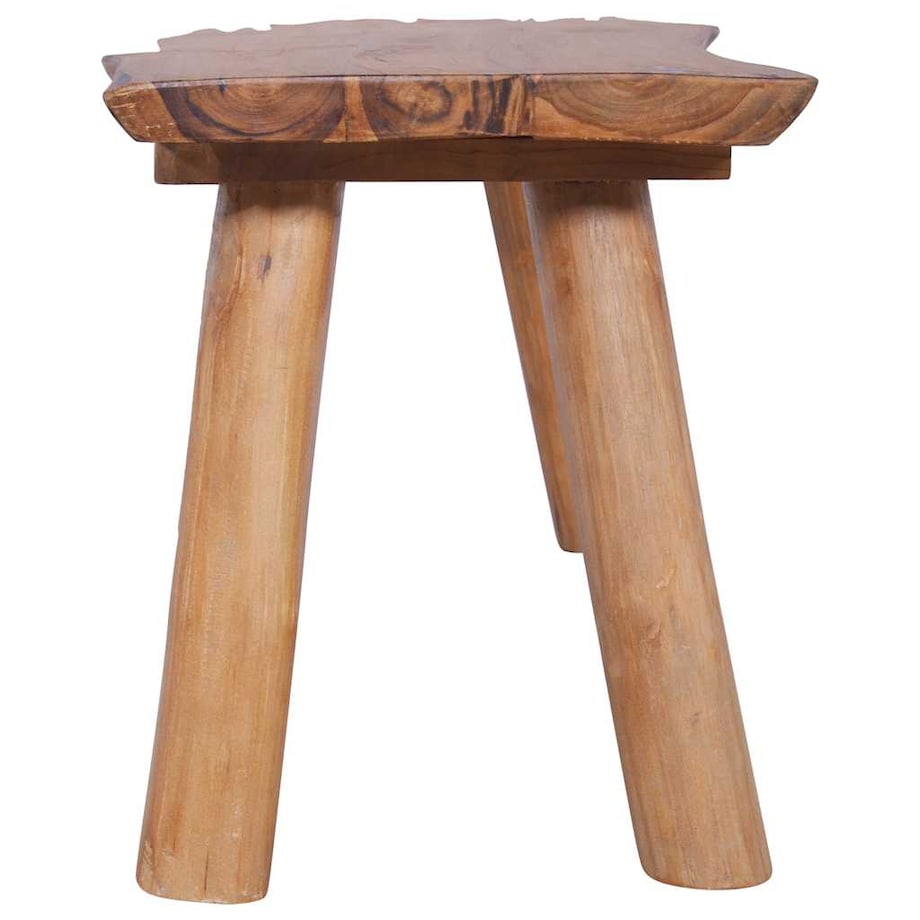 vidaXL Ławka ogrodowa, 120 cm, lite drewno tekowe