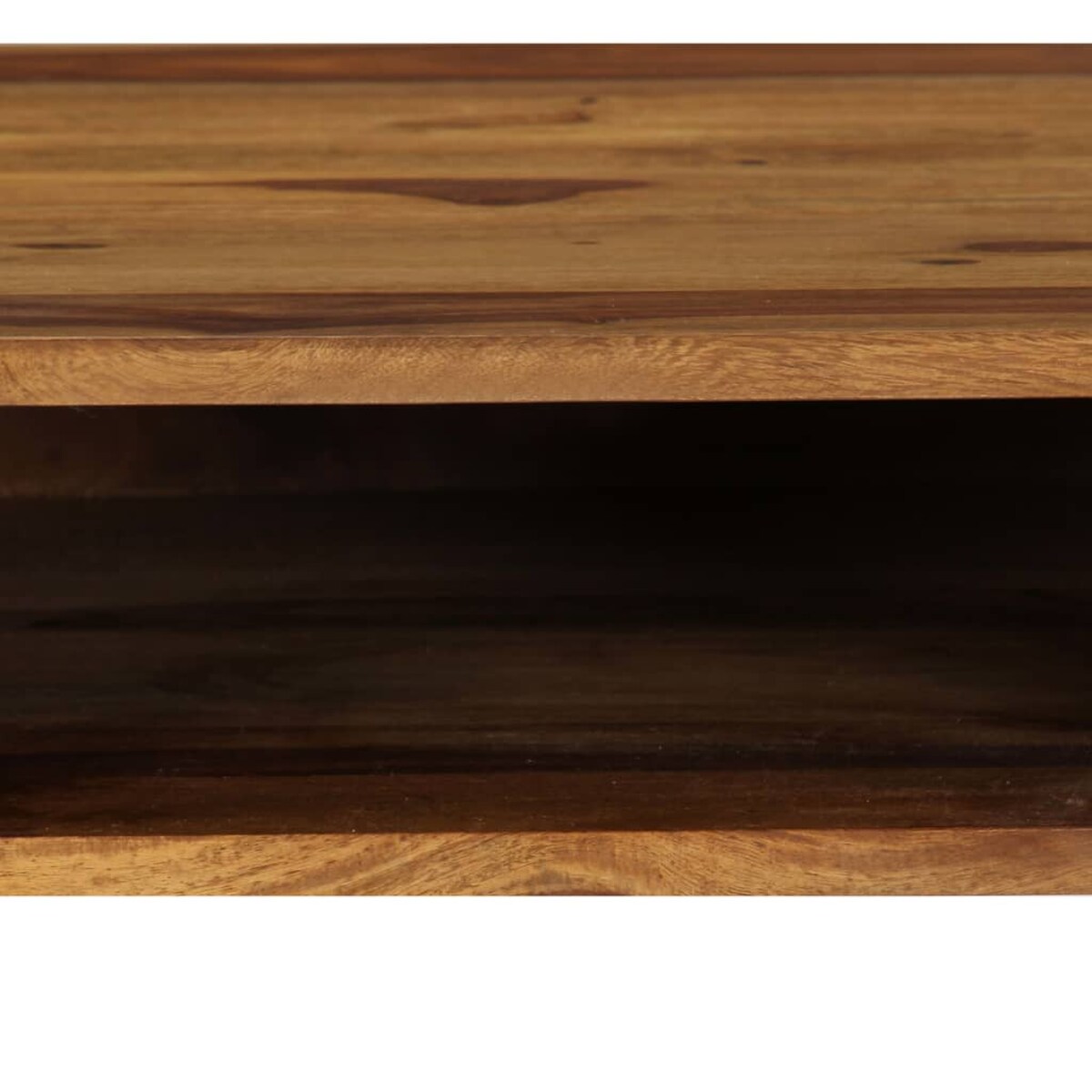 vidaXL Biurko, 110x55x76 cm, lite drewno akacjowe