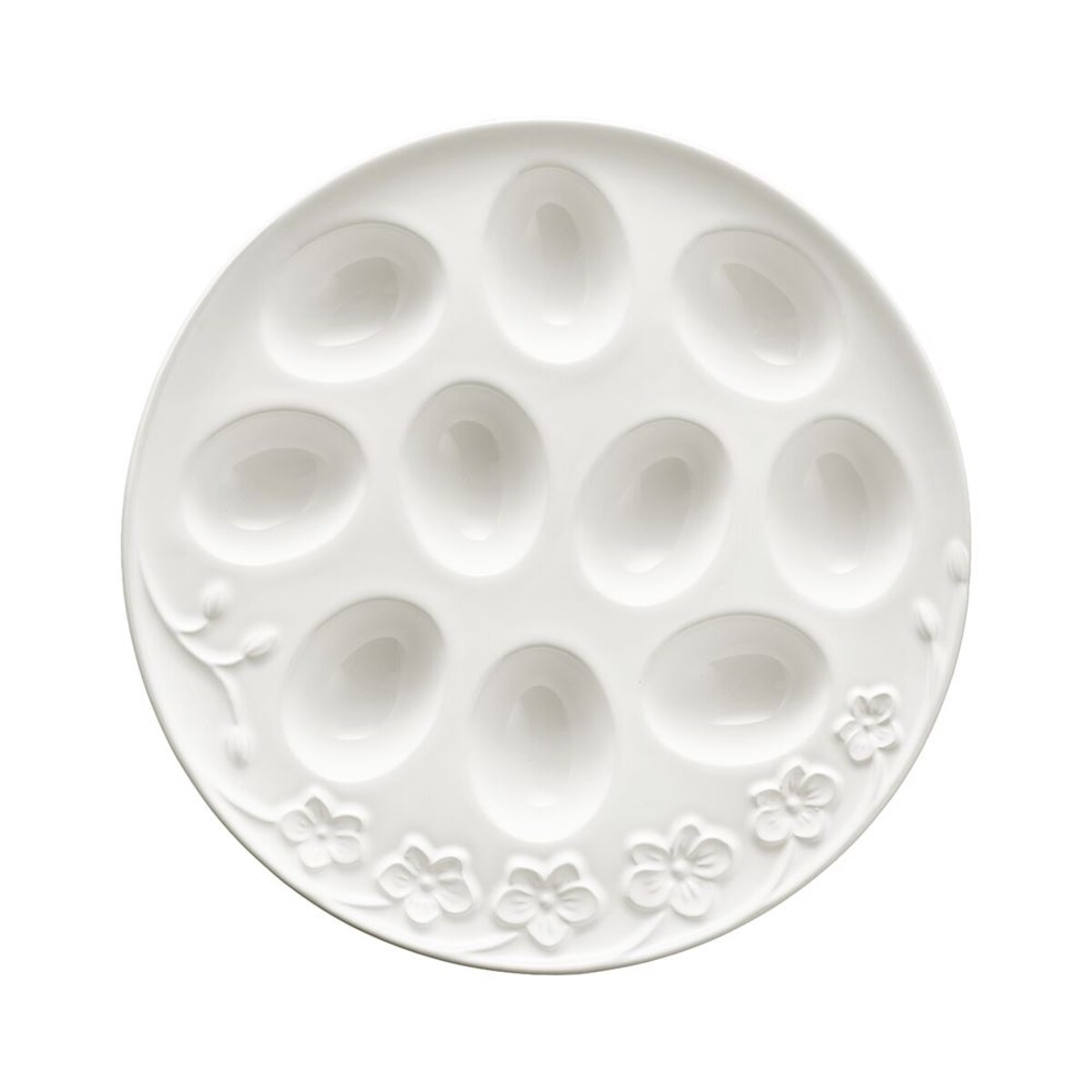 VILLA ITALIA Talerz na jajka ceramiczny 25,5 cm TIVOLI