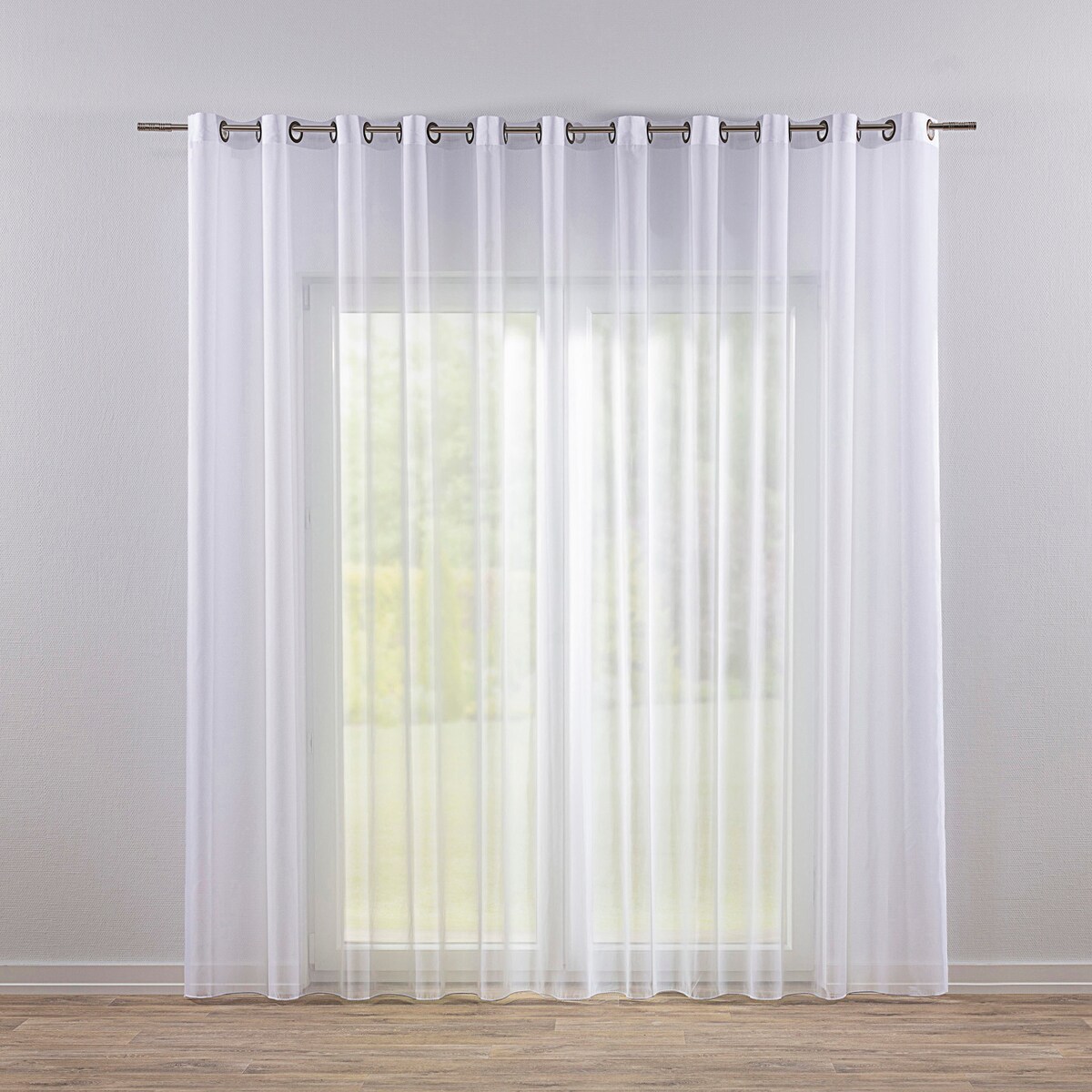 Firana na przelotkach 300x265 biały